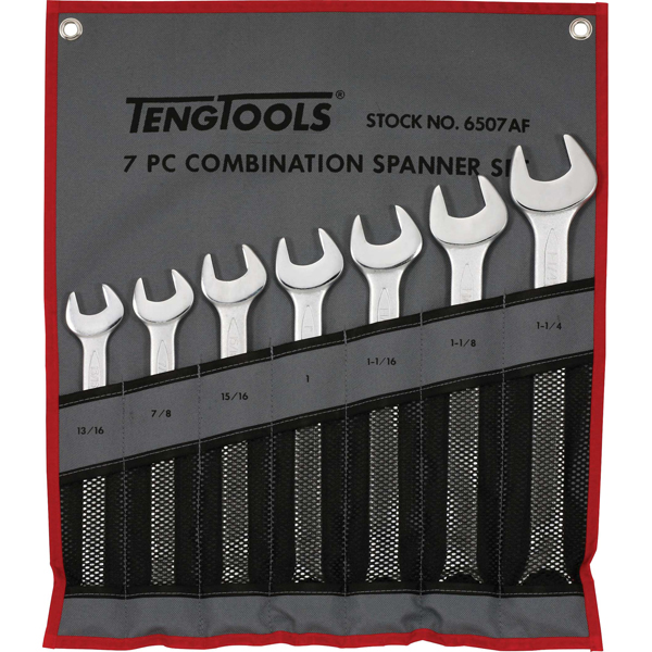 7 Piece AF Combination Spanner Set (Handy Tool Roll)